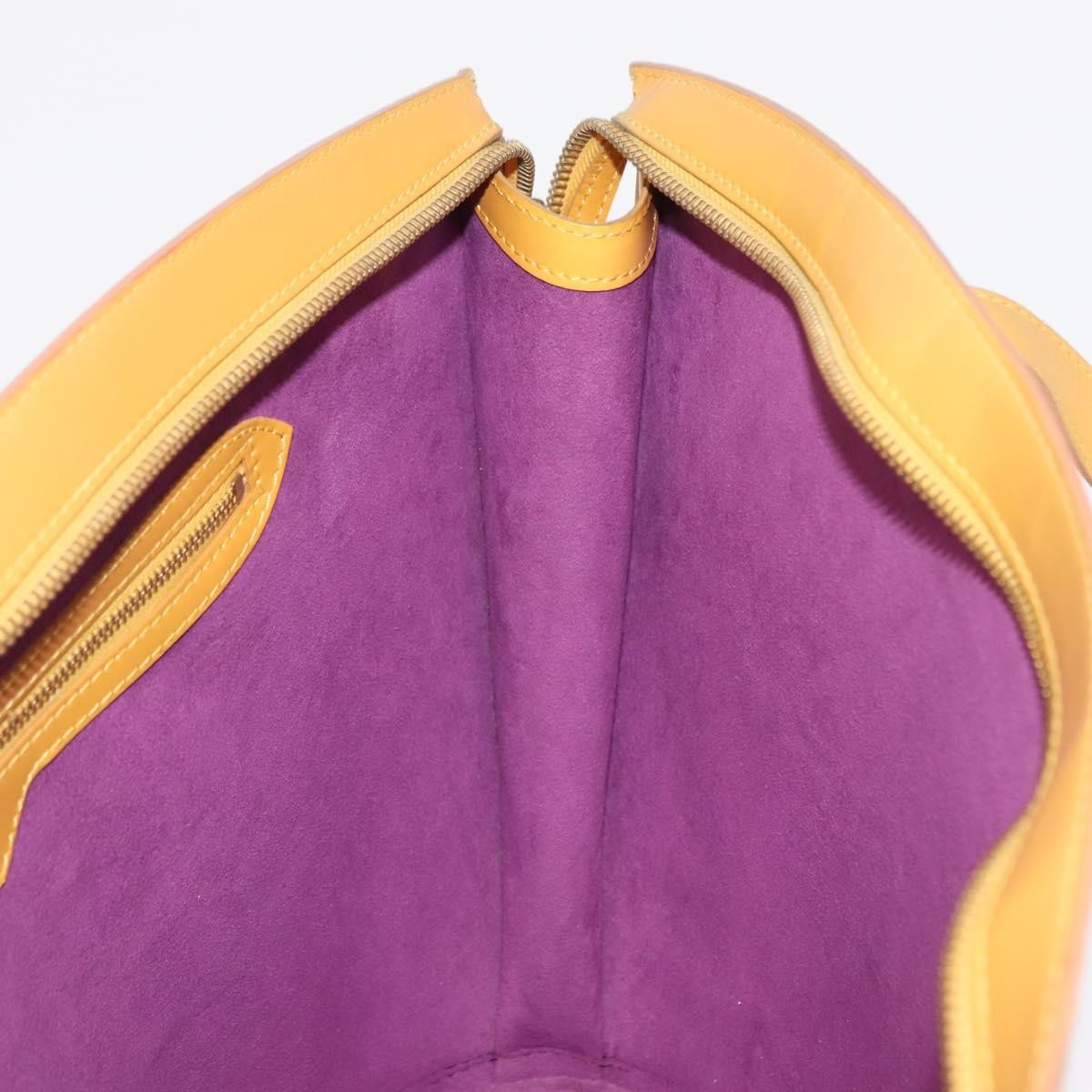 Louis Vuitton Saint Jacques Handbag Epi Leather, YELLOW, LEATHER, Shoulder bag