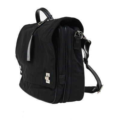 Gucci Briefcase GG Nylon Nylon, BLACK, NYLON, Briefcase