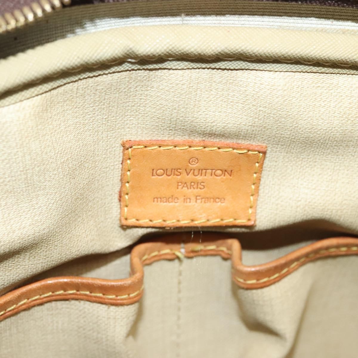 Louis Vuitton Trouville Handbag Monogram Canvas, BROWN, CANVAS, Handbag