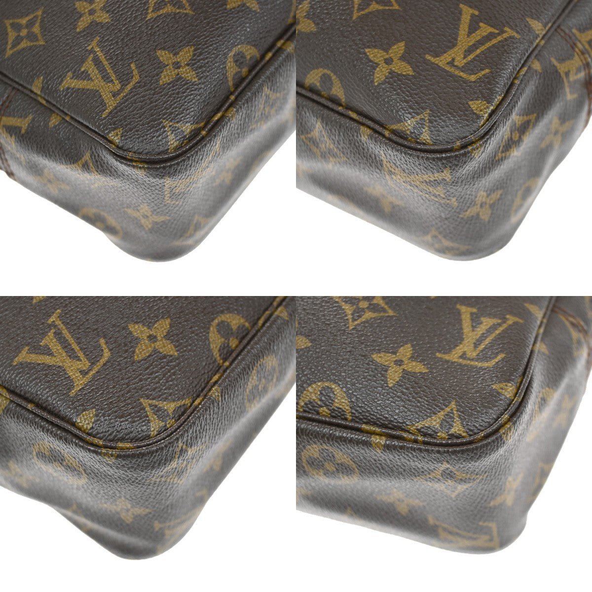 Louis Vuitton Trousse Toilette Monogram Canvas, BROWN, LEATHER, Clutche & pouche
