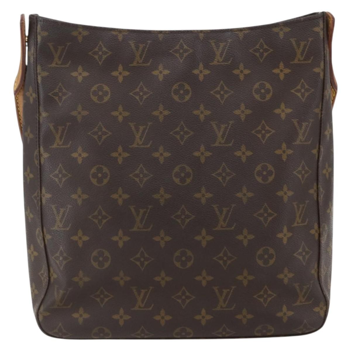 Louis Vuitton Looping Handbag Monogram Canvas, BROWN, CANVAS, Shoulder bag