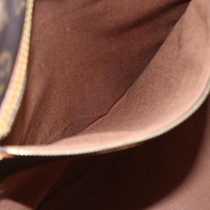 Louis Vuitton Shopping Sac Handbag Monogram Canvas, BROWN, CANVAS, Tote bag