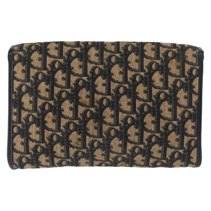 Christian Dior Vintage CD trotter Shoulder bag Canvas, NAVY, CANVAS, Shoulder bag