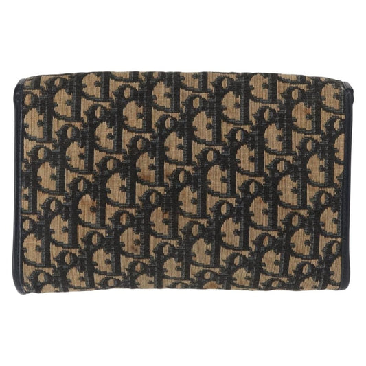 Christian Dior Vintage CD trotter Shoulder bag Canvas, NAVY, CANVAS, Shoulder bag