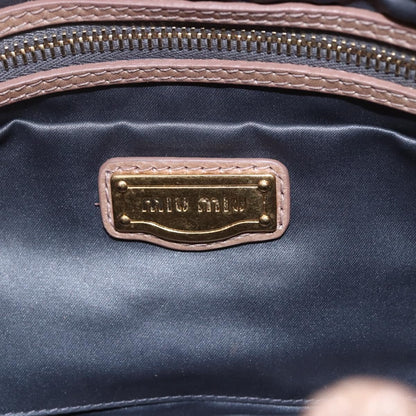 Miu Miu Coffer Satchel Matelasse Leather, PINK, LEATHER, Handbag
