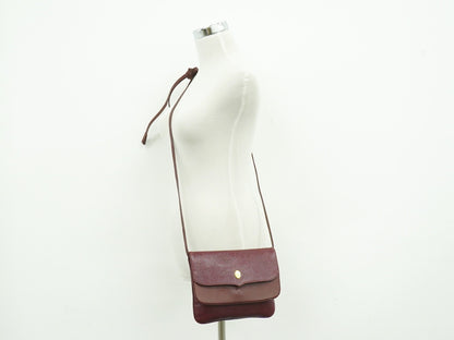 cartier Must de Cartier Shoulder Bag Leather, BURGUNDY, LEATHER, Shoulder bag