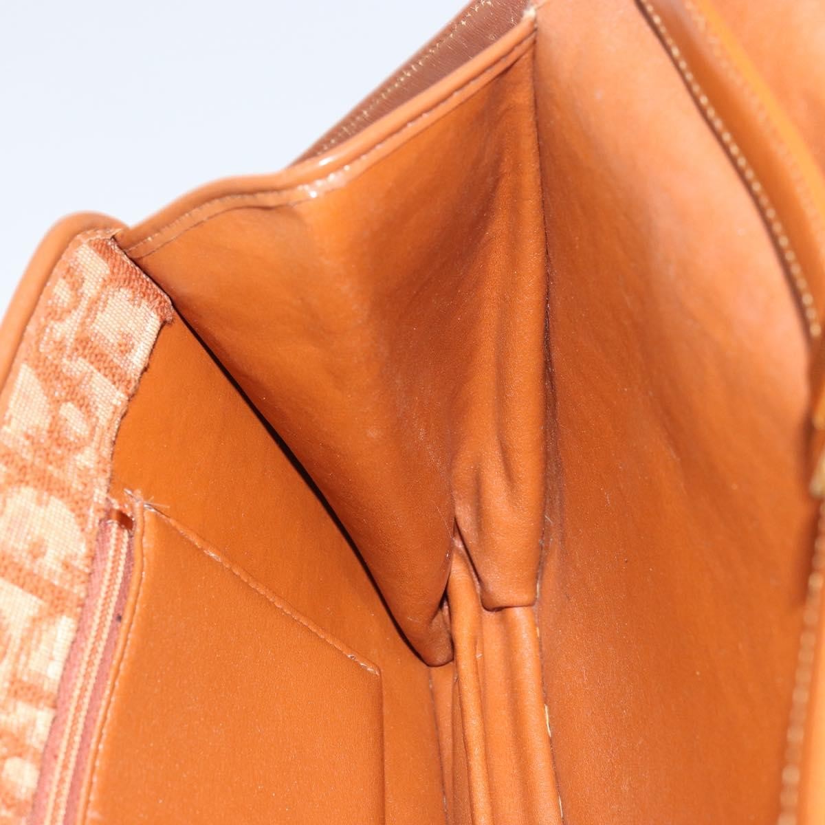 Christian Dior Vintage Trotter Shoulder Bag Canvas, BROWN, CANVAS, Shoulder bag