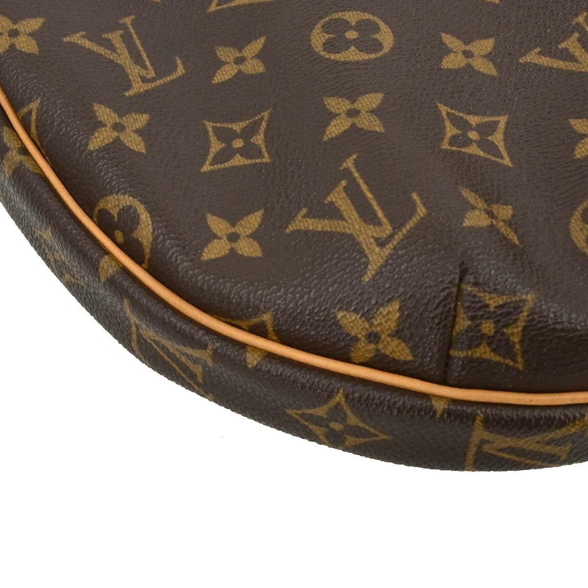 Louis Vuitton Croissant Handbag Monogram Canvas, BROWN, CANVAS, Handbag