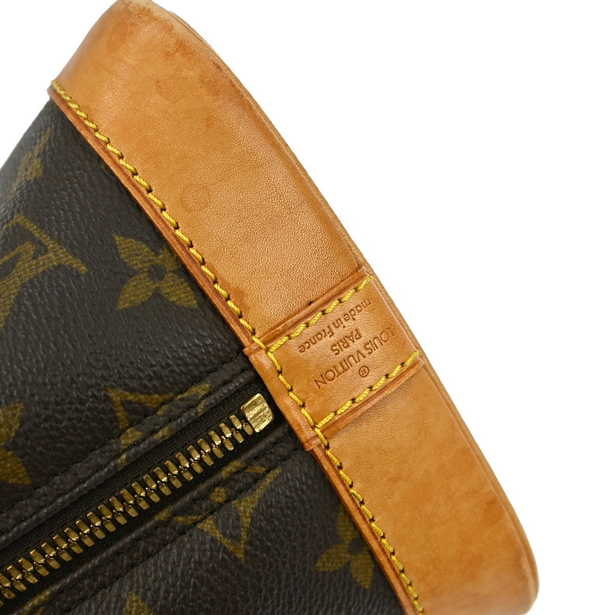 Louis Vuitton Alma Handbag Monogram Canvas, BROWN, CANVAS, Handbag