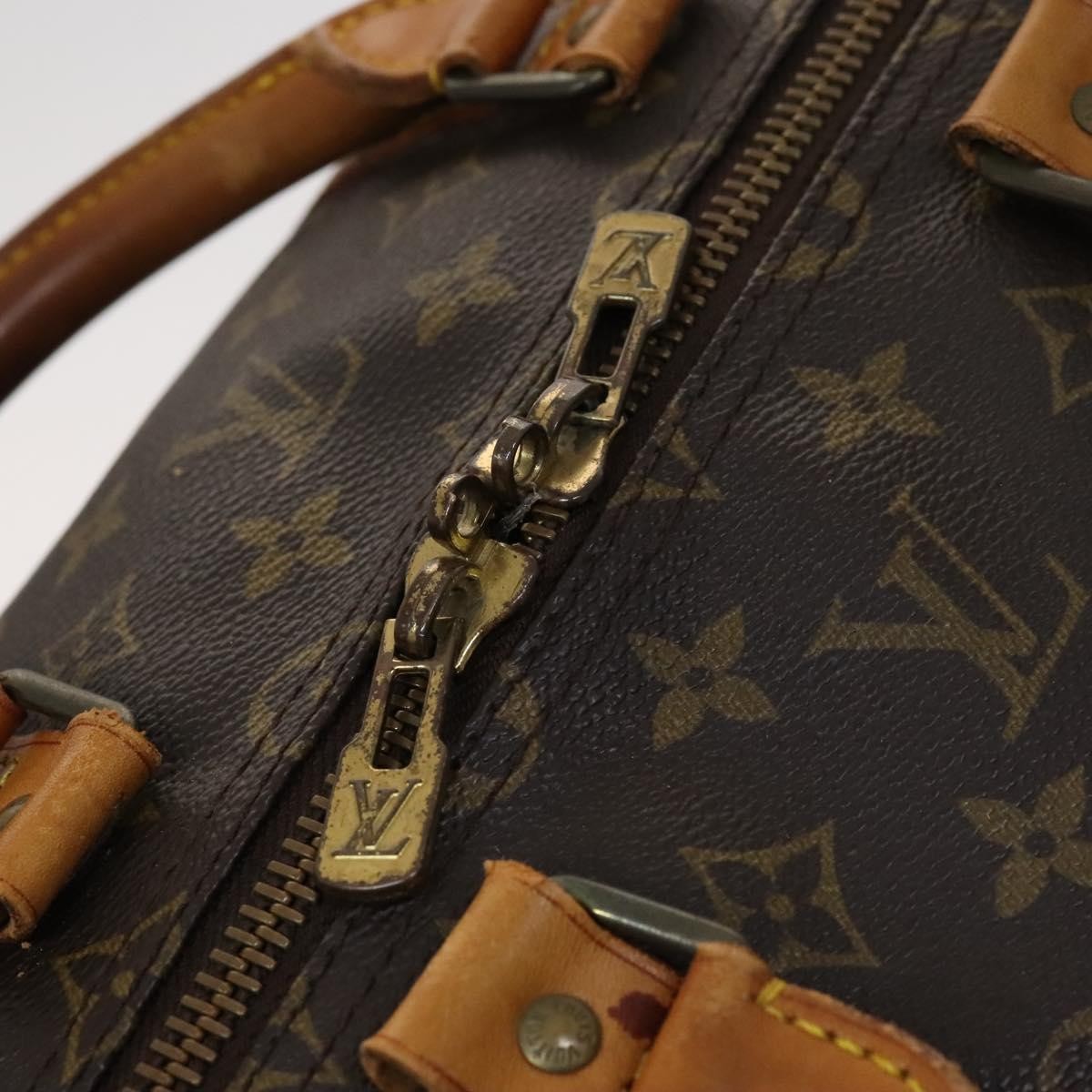 Louis Vuitton Keepall Bag Monogram Canvas, BROWN, CANVAS, Travel bag