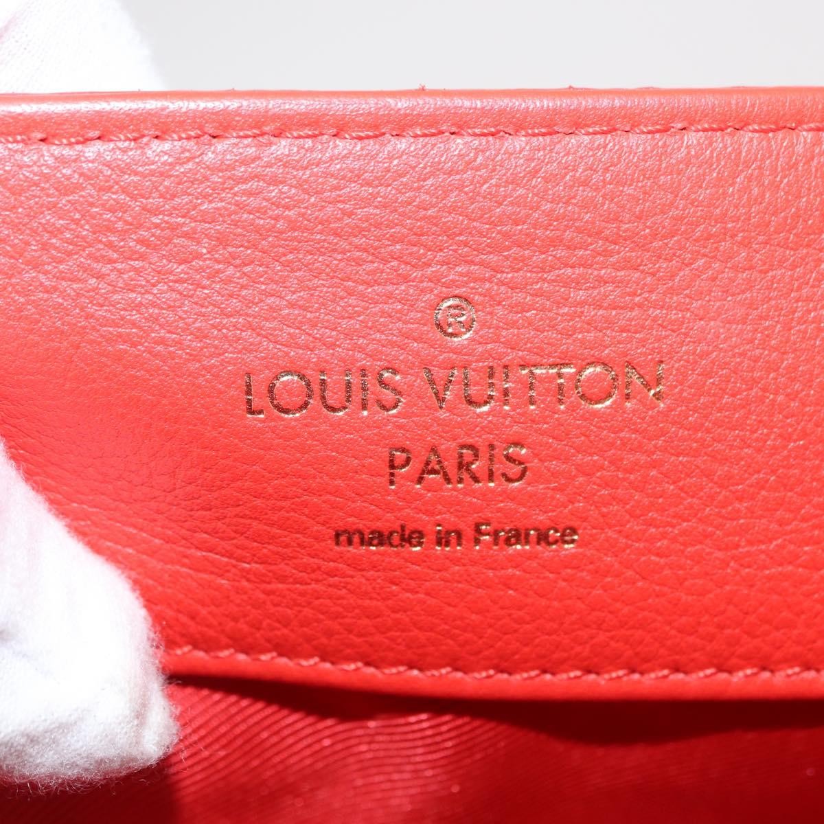 Louis Vuitton Lockme Handbag Leather, RED, LEATHER, Handbag