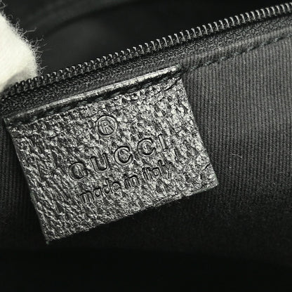 Gucci Vintage tote Leather, BLACK, CANVAS, Tote bag