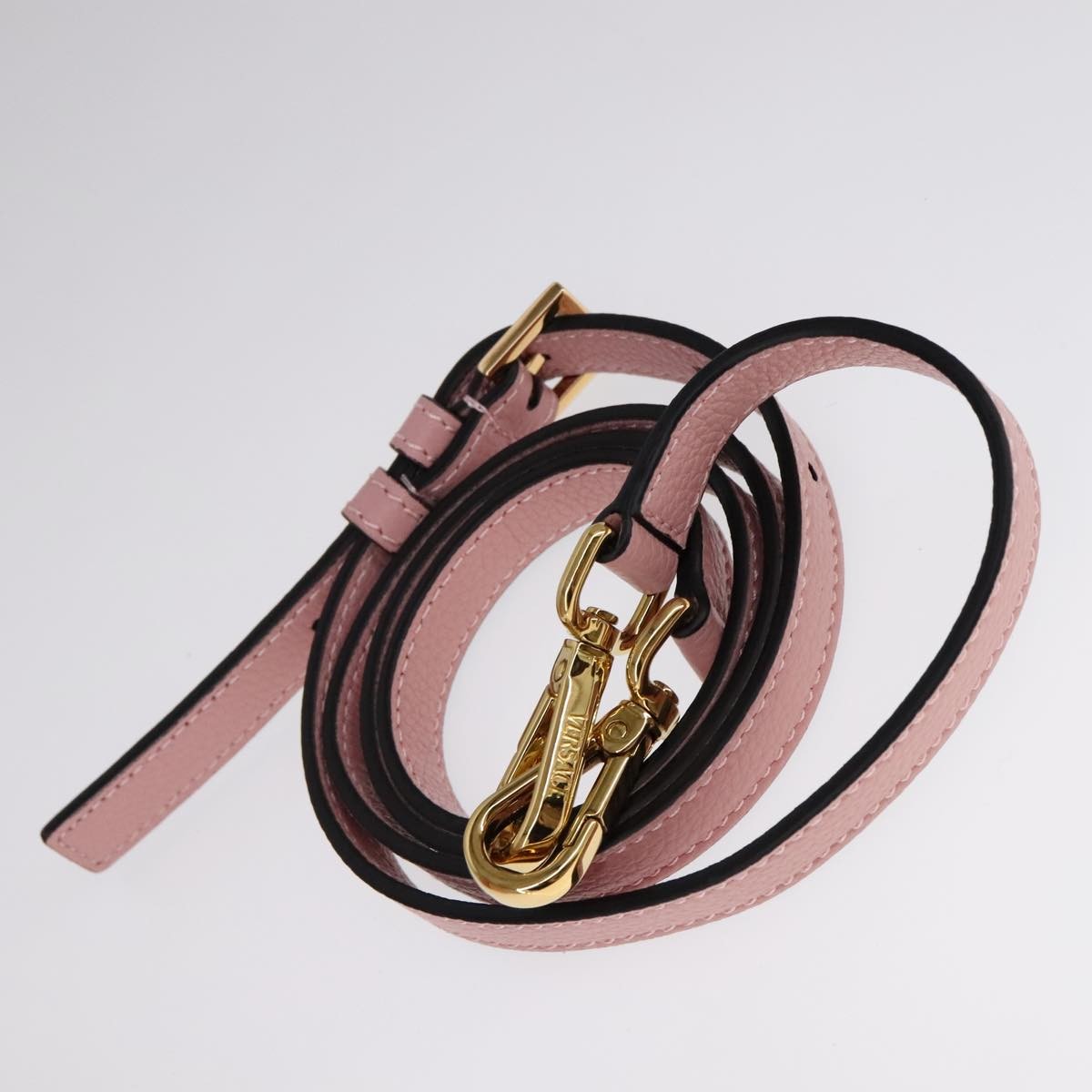 Versace Virtus Front Pocket Tote Leather, PINK, LEATHER, Tote bag