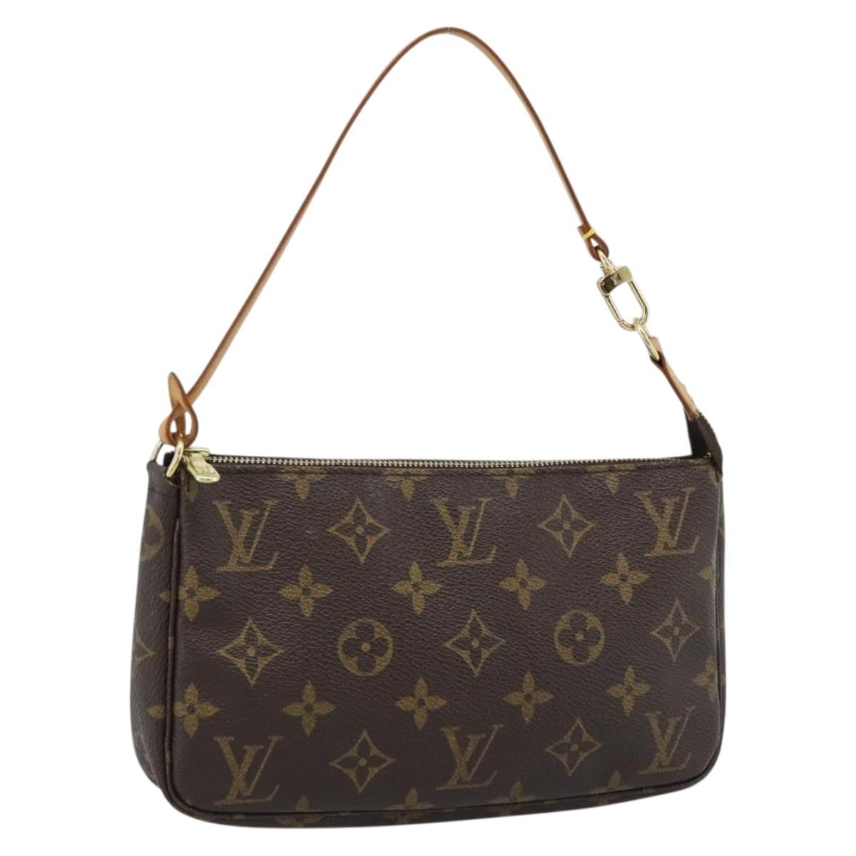Louis Vuitton Pochette Accessoires NM Monogram Canvas, Brown, Canvas, Clutch