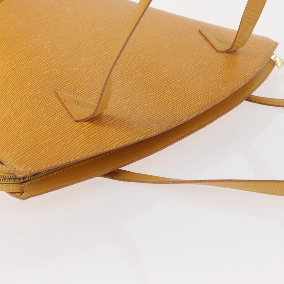 Louis Vuitton Saint Jacques Handbag Epi Leather, YELLOW, LEATHER, Shoulder bag