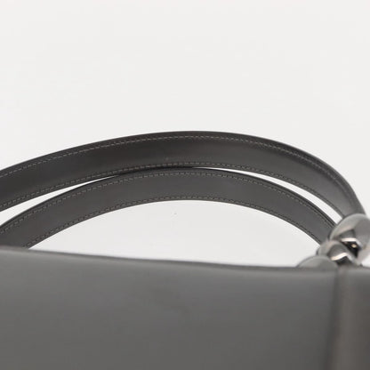 Christian Dior Vintage Handbag Leather, GRAY, LEATHER, Handbag