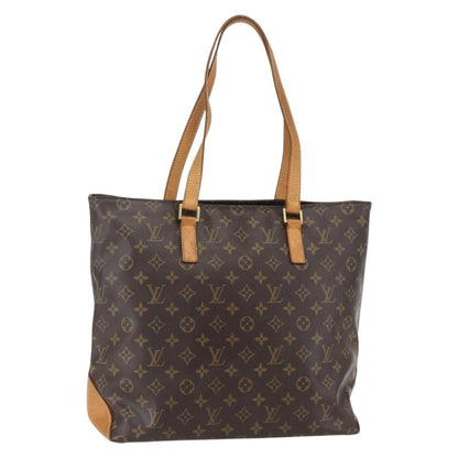 Louis Vuitton Cabas Mezzo Monogram Canvas, BROWN, CANVAS, Tote bag