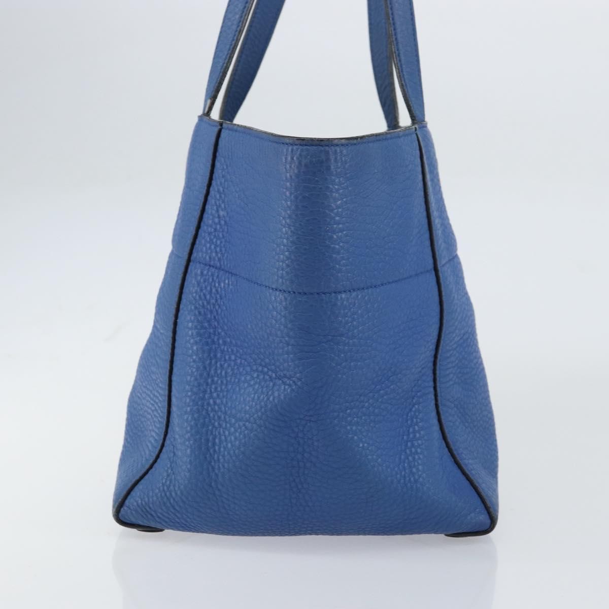 Prada Tote Vitello Daino Vitello Daino, BLUE, LEATHER, Tote bag
