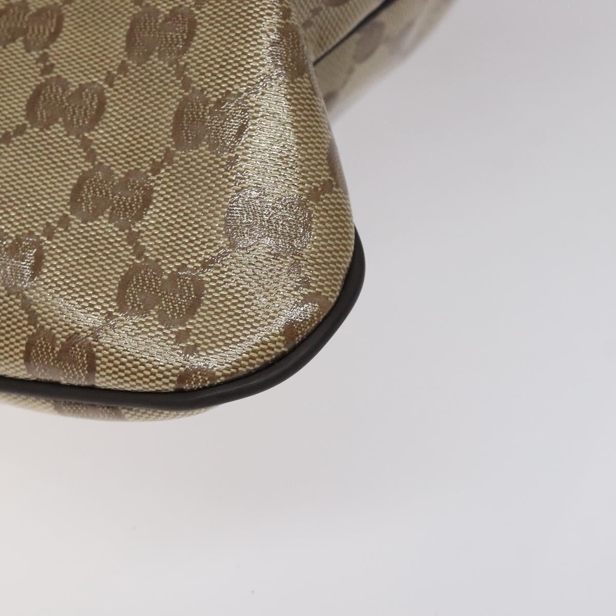 Gucci Flap Messenger Bag (Outlet) GG Coated Canvas, BEIGE, CANVAS, Shoulder bag