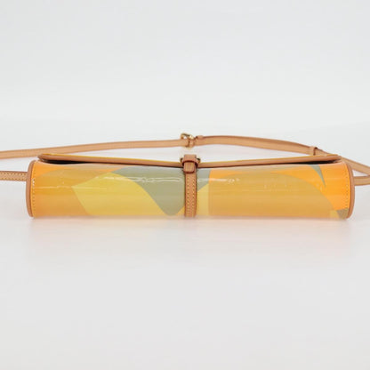 Louis Vuitton Fleurs Pochette Printed Monogram Vernis, YELLOW, PATENT_LEATHER, Shoulder bag