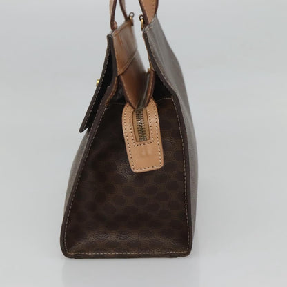 Celine Vintage Macadam Handbag Macadam, BROWN, CANVAS, Handbag