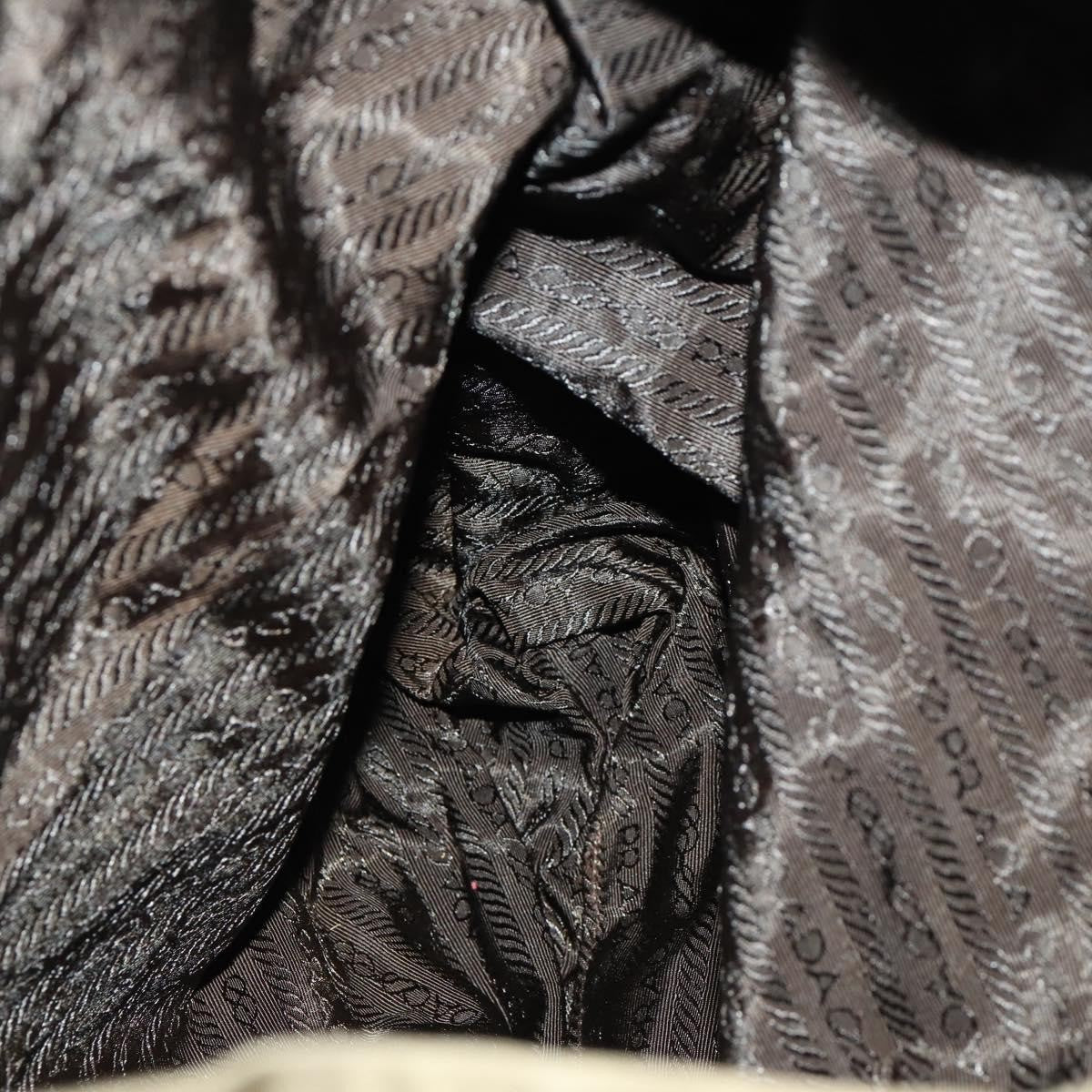 Prada Vela Double Front Pocket Backpack Tessuto with Saffiano Leather, KHAKI, NYLON, Backpack