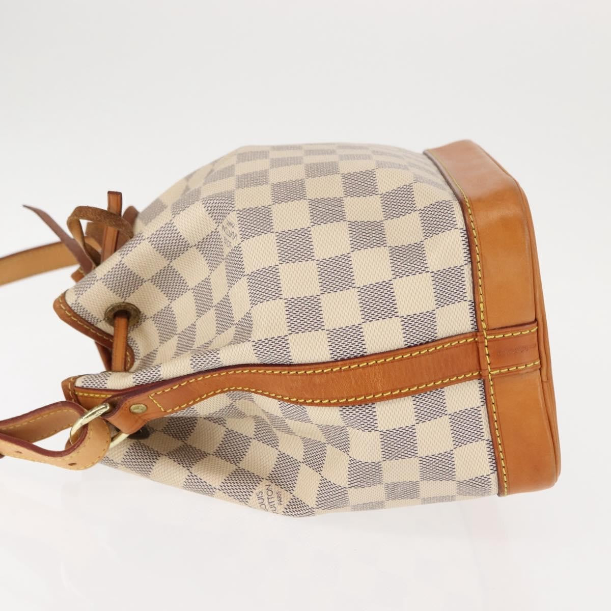 Louis Vuitton Noe Handbag Damier, WHITE, CANVAS, Handbag