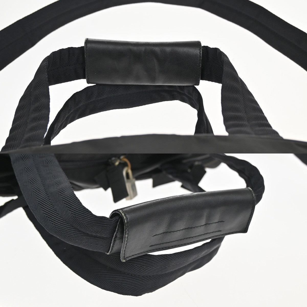 Prada Expandable Front Zip Boston Bag Tessuto, Black, Nylon, Travel Bag