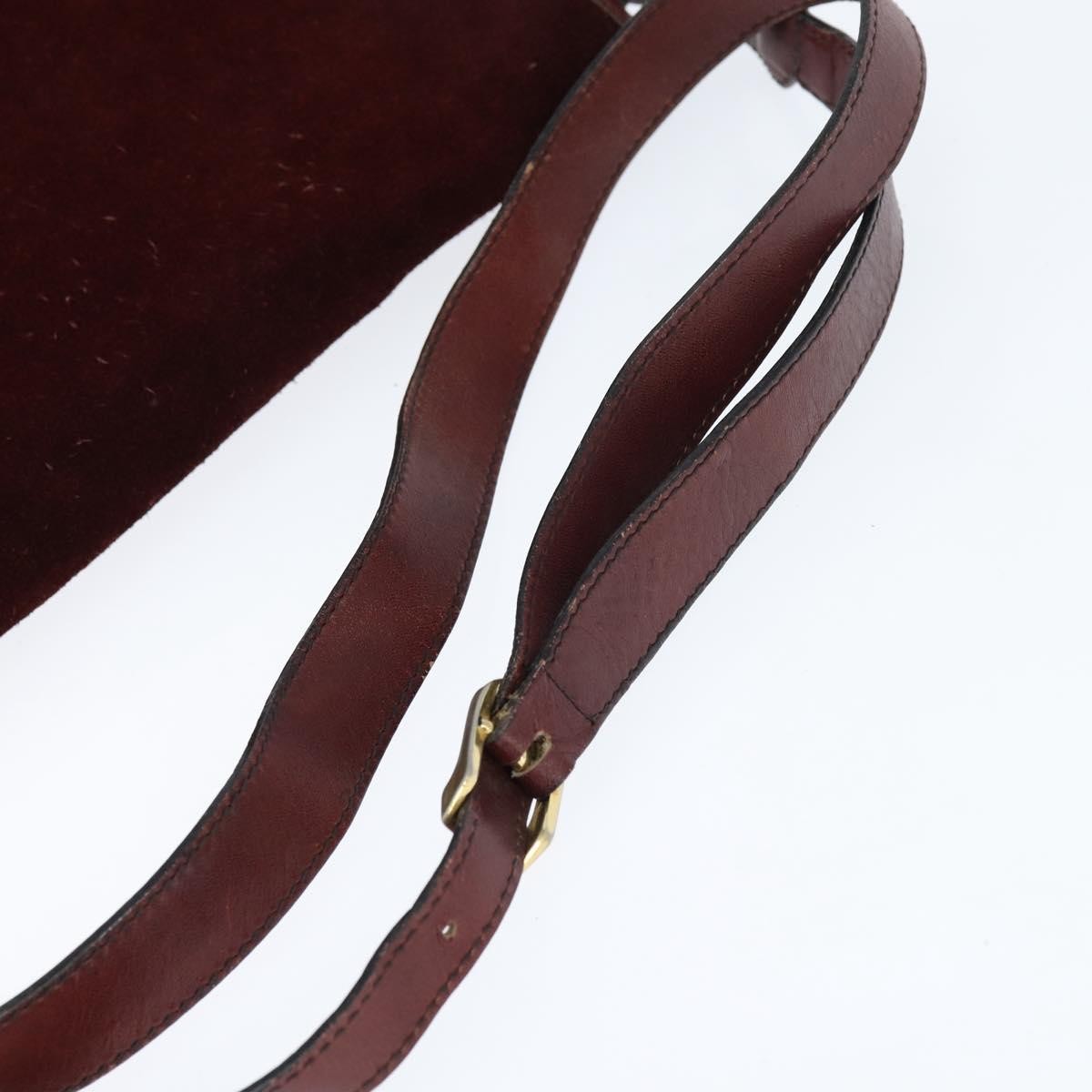 Balenciaga Shoulder Bag Suede, BURGUNDY, SUEDE, Shoulder bag