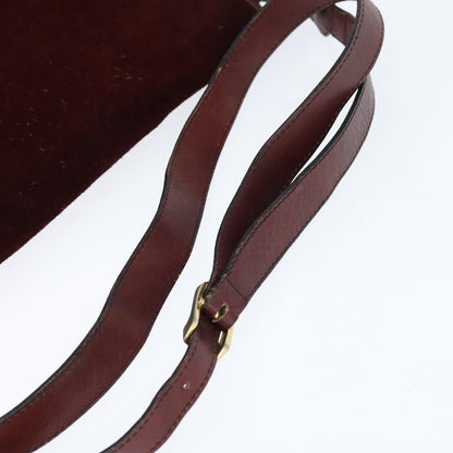 Balenciaga Shoulder Bag Suede, BURGUNDY, SUEDE, Shoulder bag