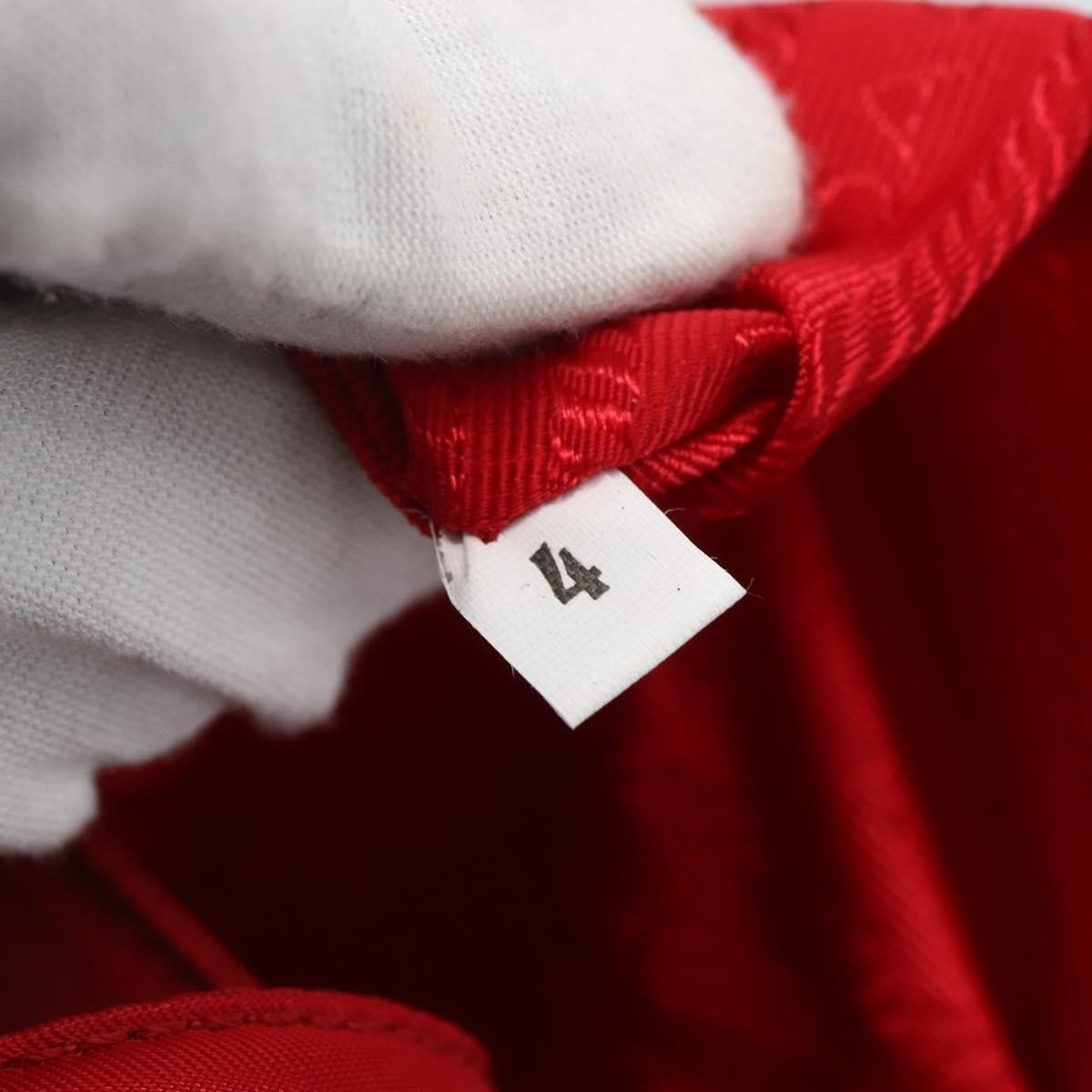 Prada Vintage Zip Tote Tessuto, RED, NYLON, Tote bag