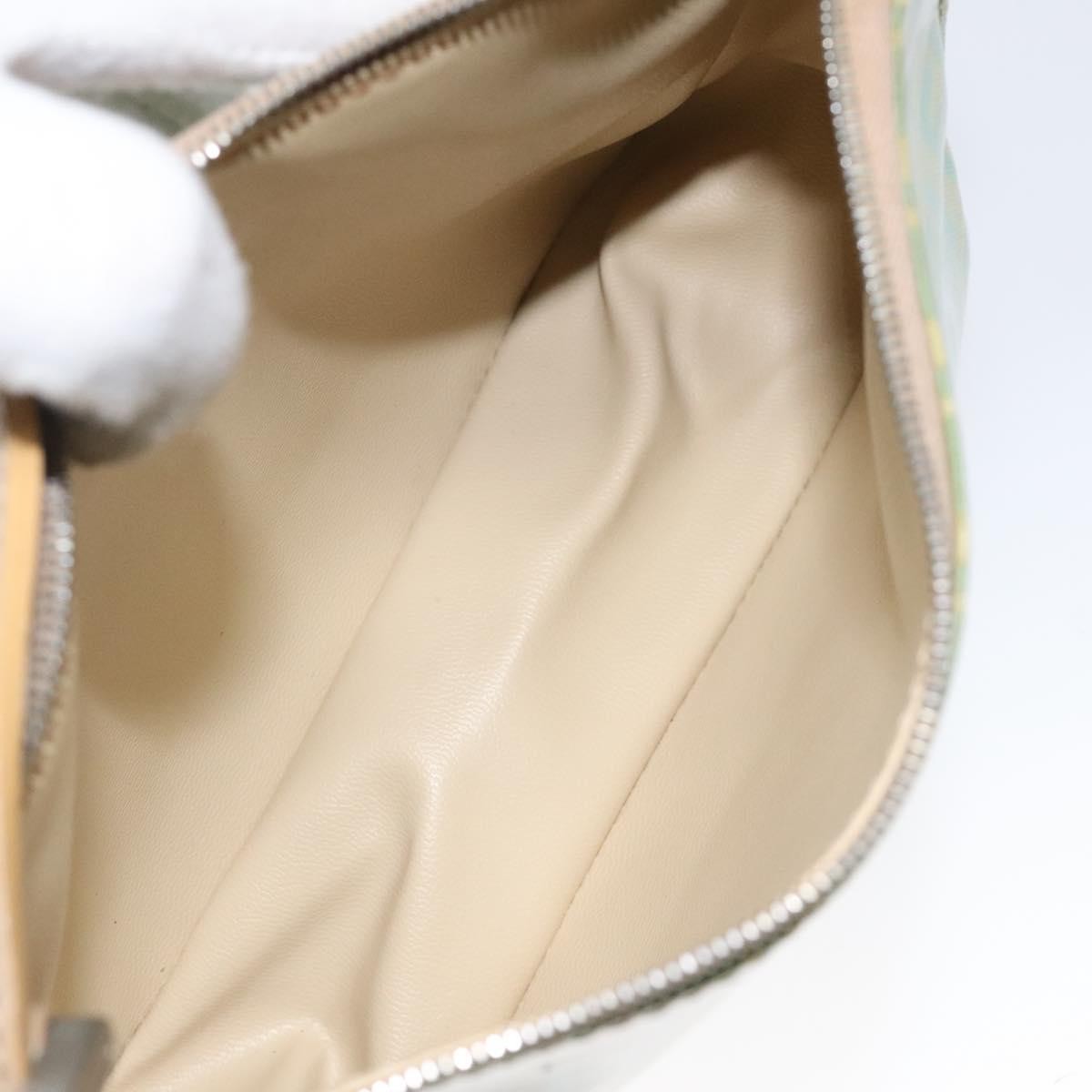 Fendi Vintage Belted Pochette Zucchino Canvas, GREEN, CANVAS, Clutche & pouche