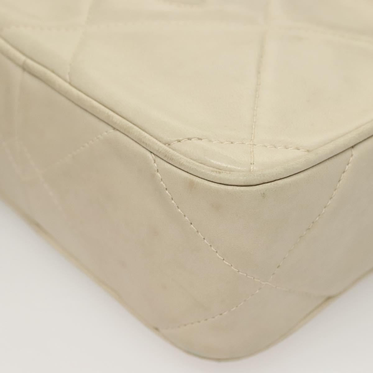 Chanel Camera CC Tassel Bag Leather, BEIGE, LEATHER, Crossbody bag