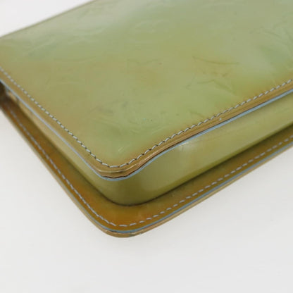 Louis Vuitton Lexington Pochette Monogram Vernis, GREEN, PATENT_LEATHER, Clutche & pouche