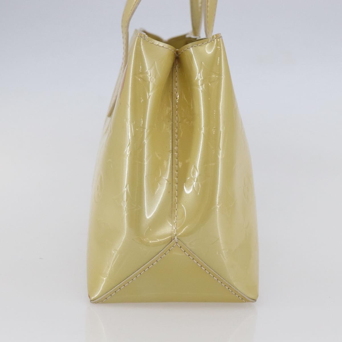 Louis Vuitton Wilshire Handbag Monogram Vernis, BEIGE, PATENT_LEATHER, Handbag