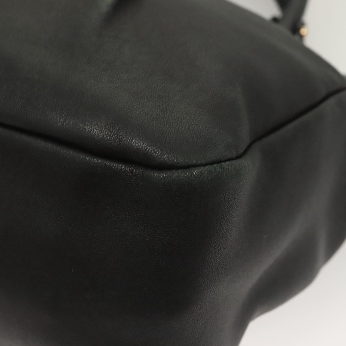 Salvatore Ferragamo Vala Handbag Leather, BLACK, LEATHER, Handbag