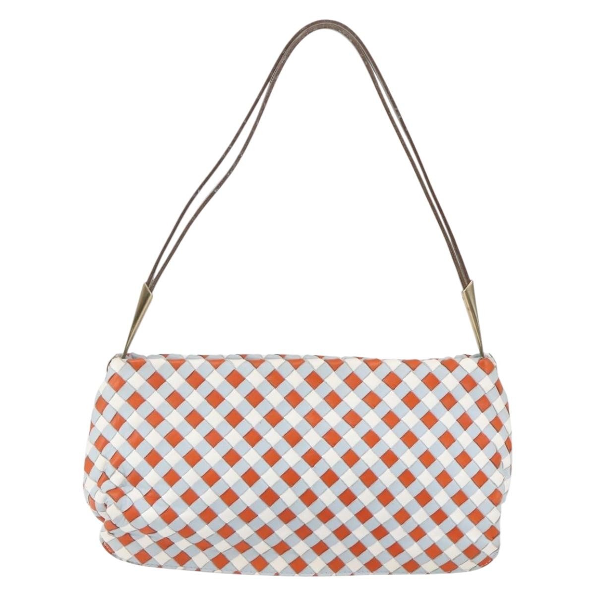 Bottega Veneta Vintage Shoulder Bag Intrecciato Leather, MULTICOLOUR, LEATHER, Shoulder bag
