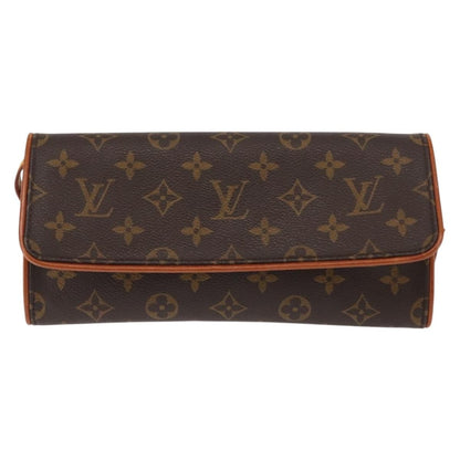 Louis Vuitton Twin Handbag Monogram Canvas, BROWN, CANVAS, Shoulder bag