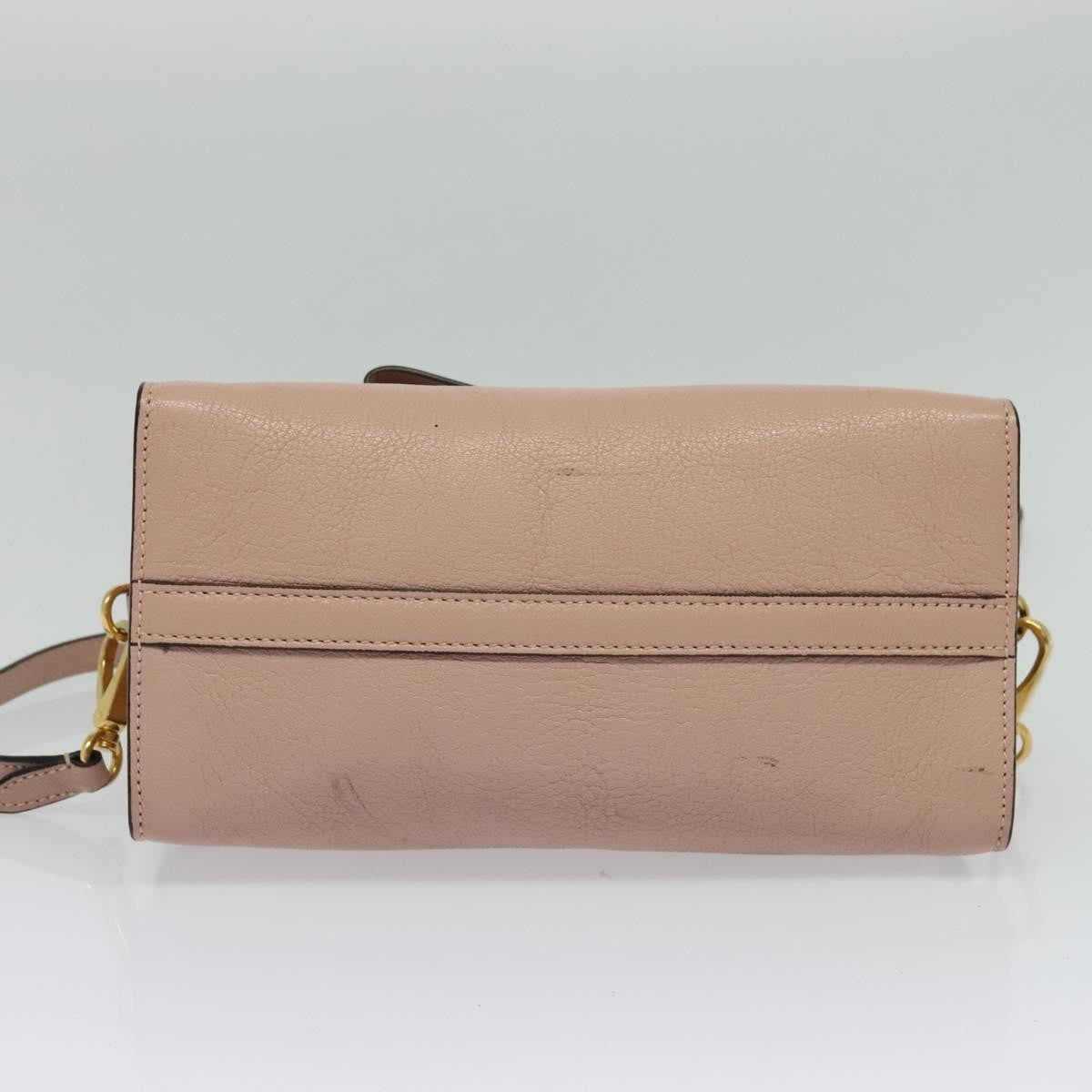 Miu Miu Madras Fiocco Bow Tote Leather, PINK, LEATHER, Tote bag