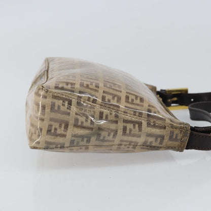 Fendi Vintage Shoulder Bag Zucca Canvas, BEIGE, PVC, Shoulder bag