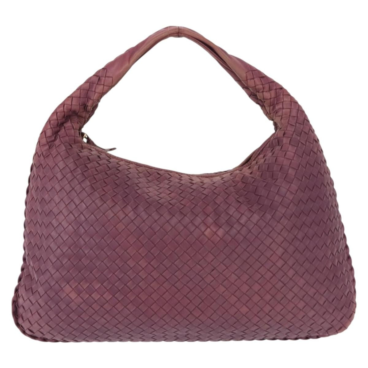 Bottega Veneta Veneta Hobo Intrecciato Nappa, PURPLE, LEATHER, Shoulder bag