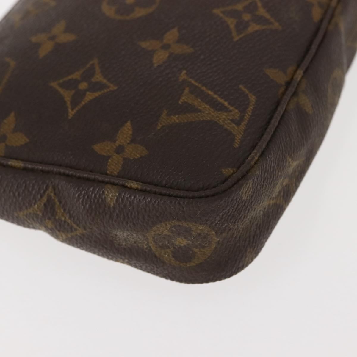 Louis Vuitton Pochette Accessoires NM Monogram Canvas, BROWN, CANVAS, Clutche & pouche
