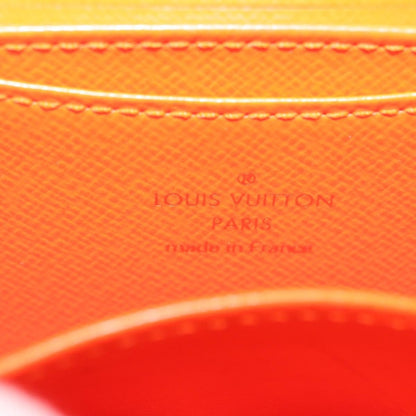 Louis Vuitton Porte-Monnaie Zippy Wallet monogramme empreinte, Orange, Canvas, Wallet