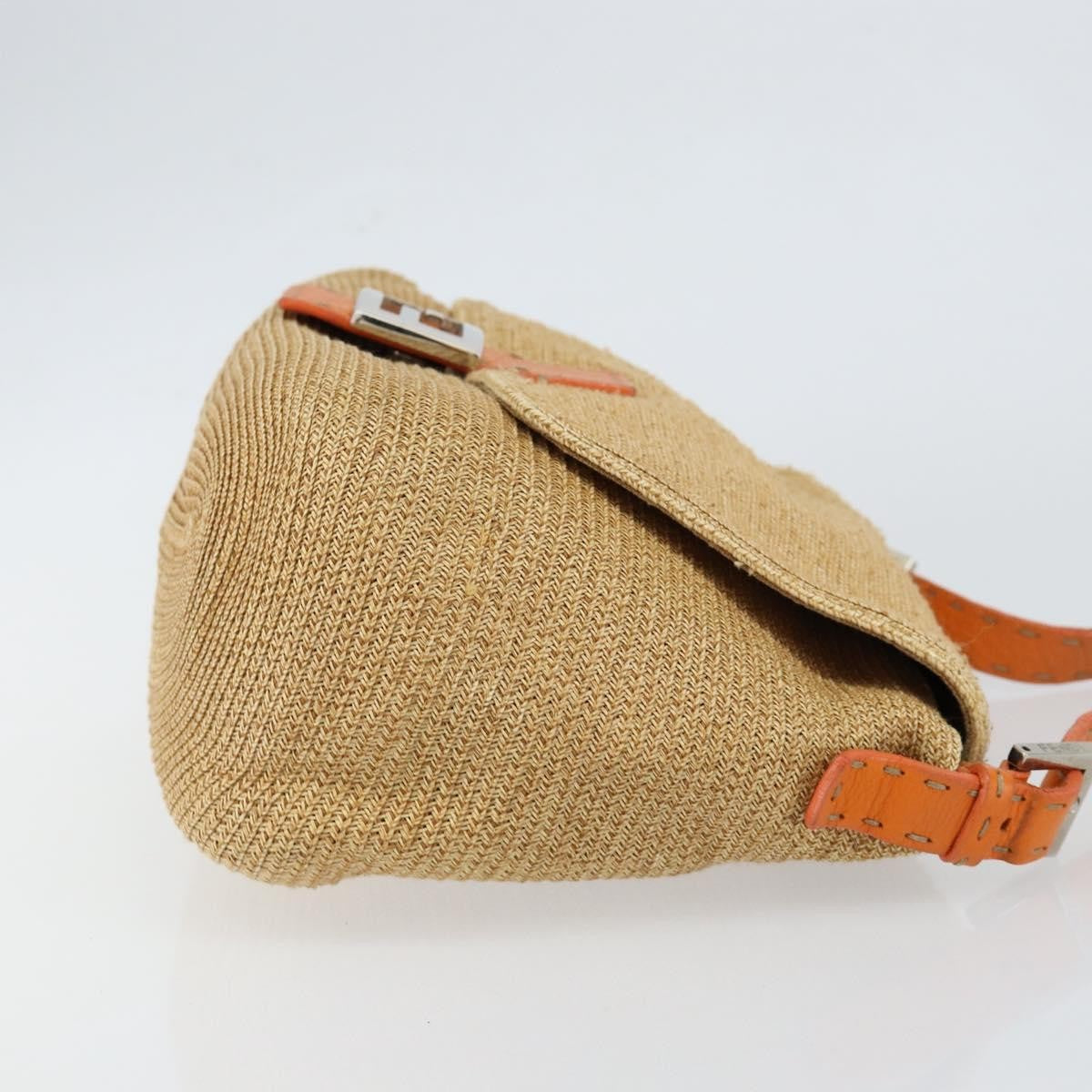 Fendi Mama Forever Bag Raphia, BEIGE, WOOD, Bag