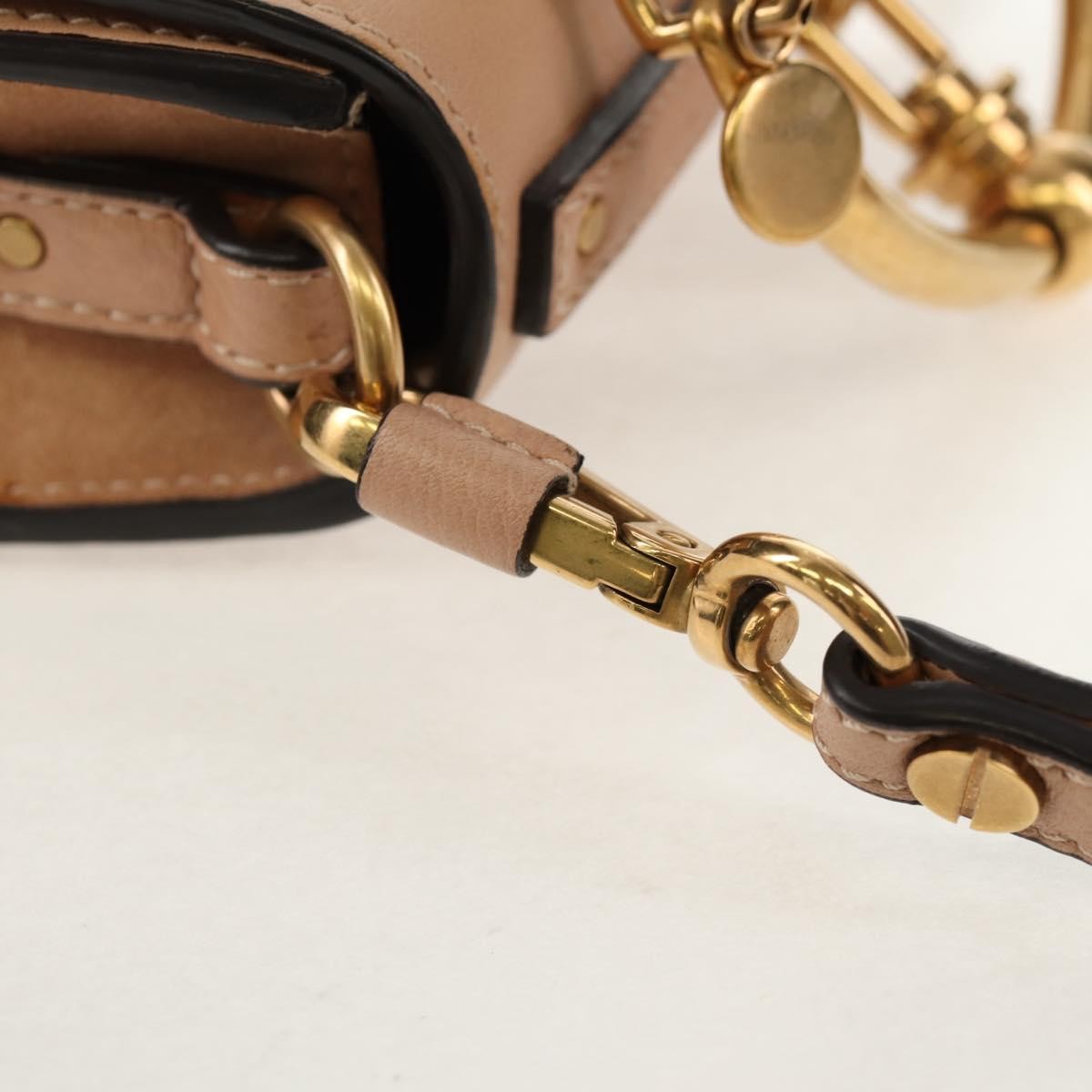 Chloe Nile Crossbody Bag Leather, PINK, LEATHER, Shoulder bag