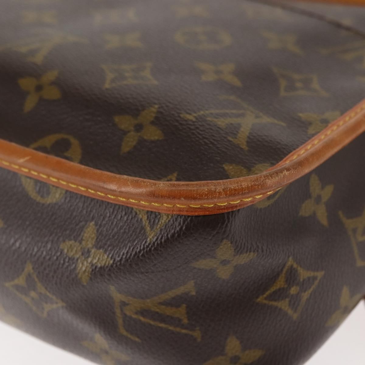 Louis Vuitton Sac Gibeciere Messenger Bag Monogram Canvas, BROWN, CANVAS, Crossbody bag