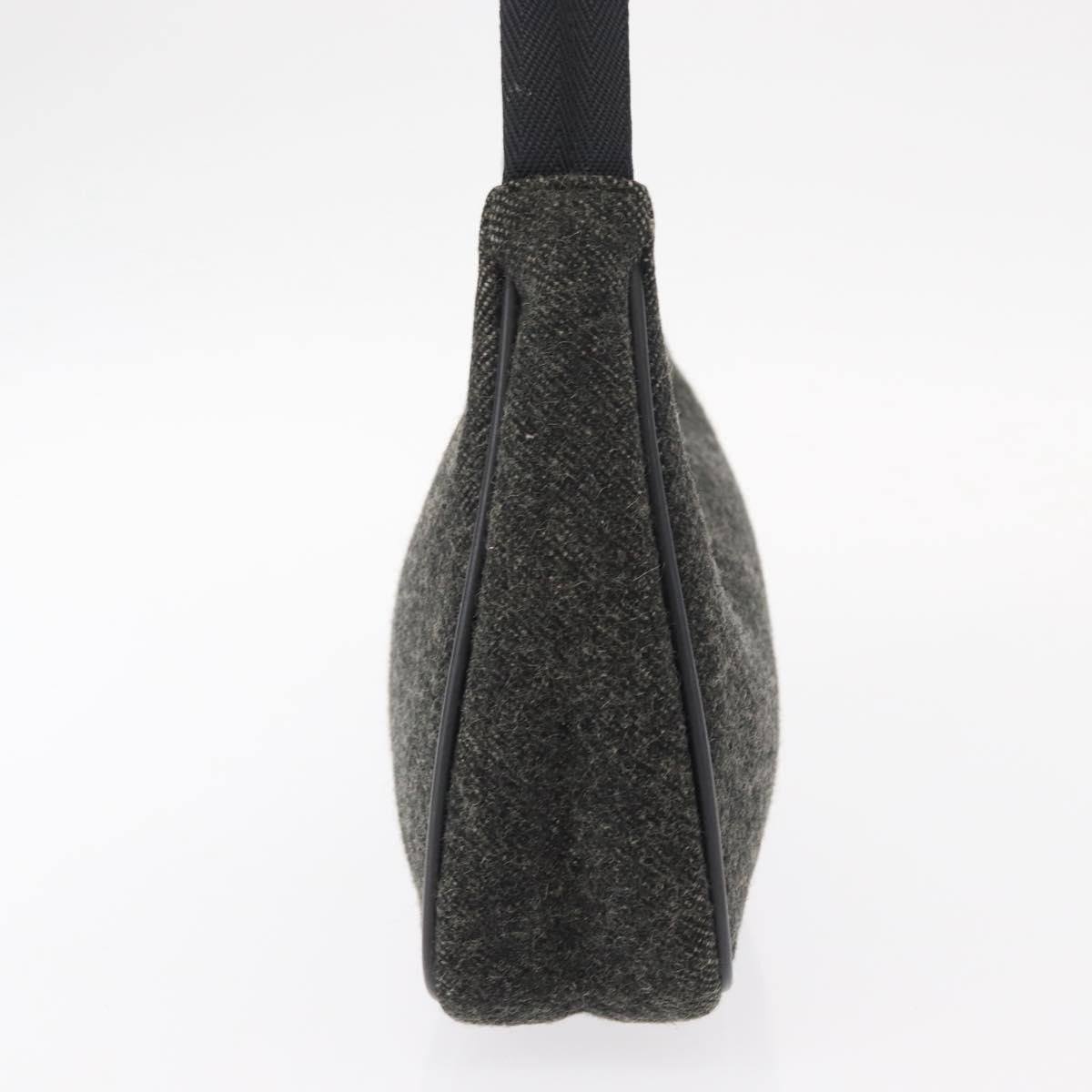 Prada Re-Edition 2000 Hobo Wool, GRAY, WOOL, Handbag