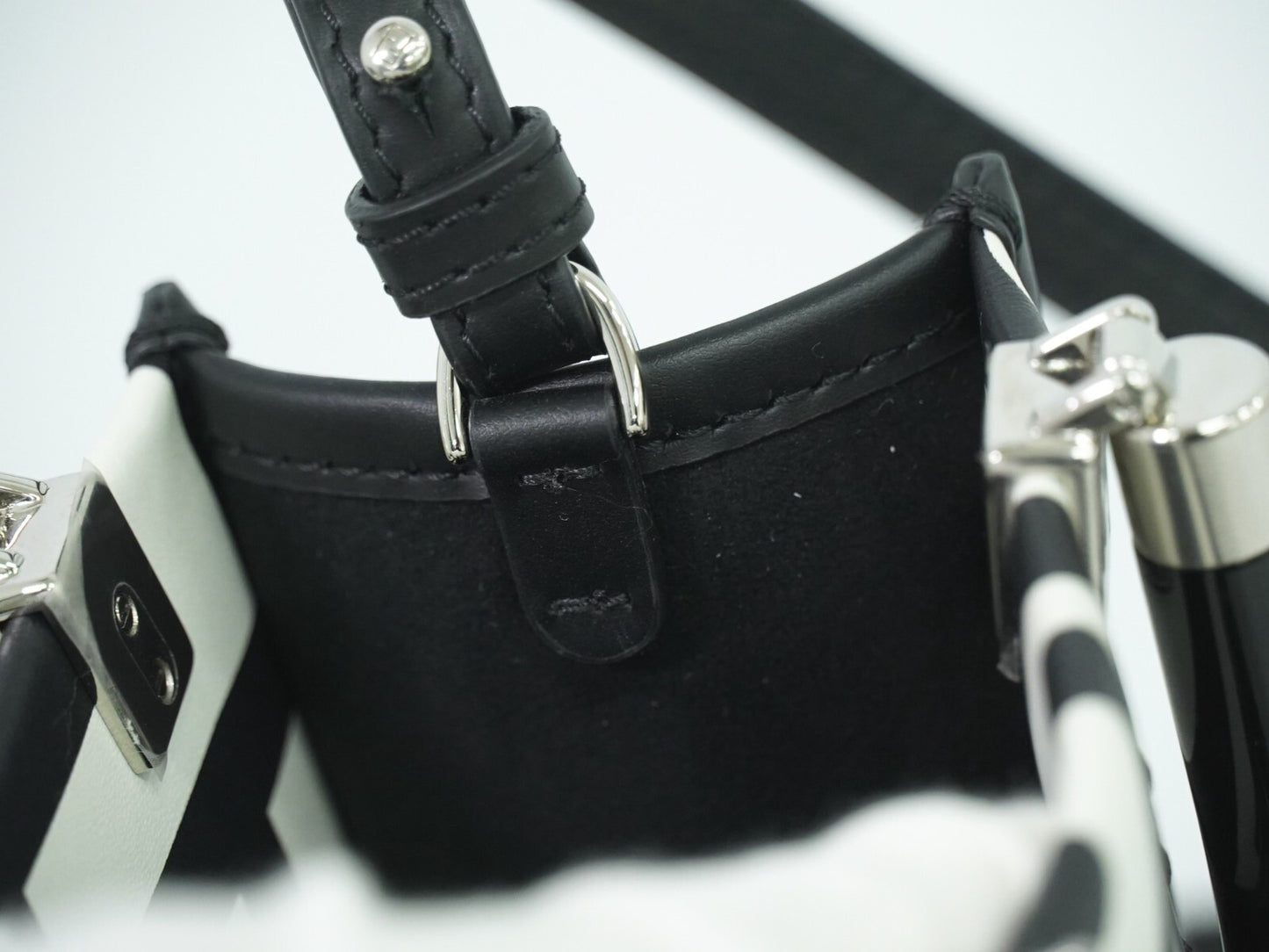 Fendi Sunshine Shopper Tote Leather, WHITE, LEATHER, Tote bag