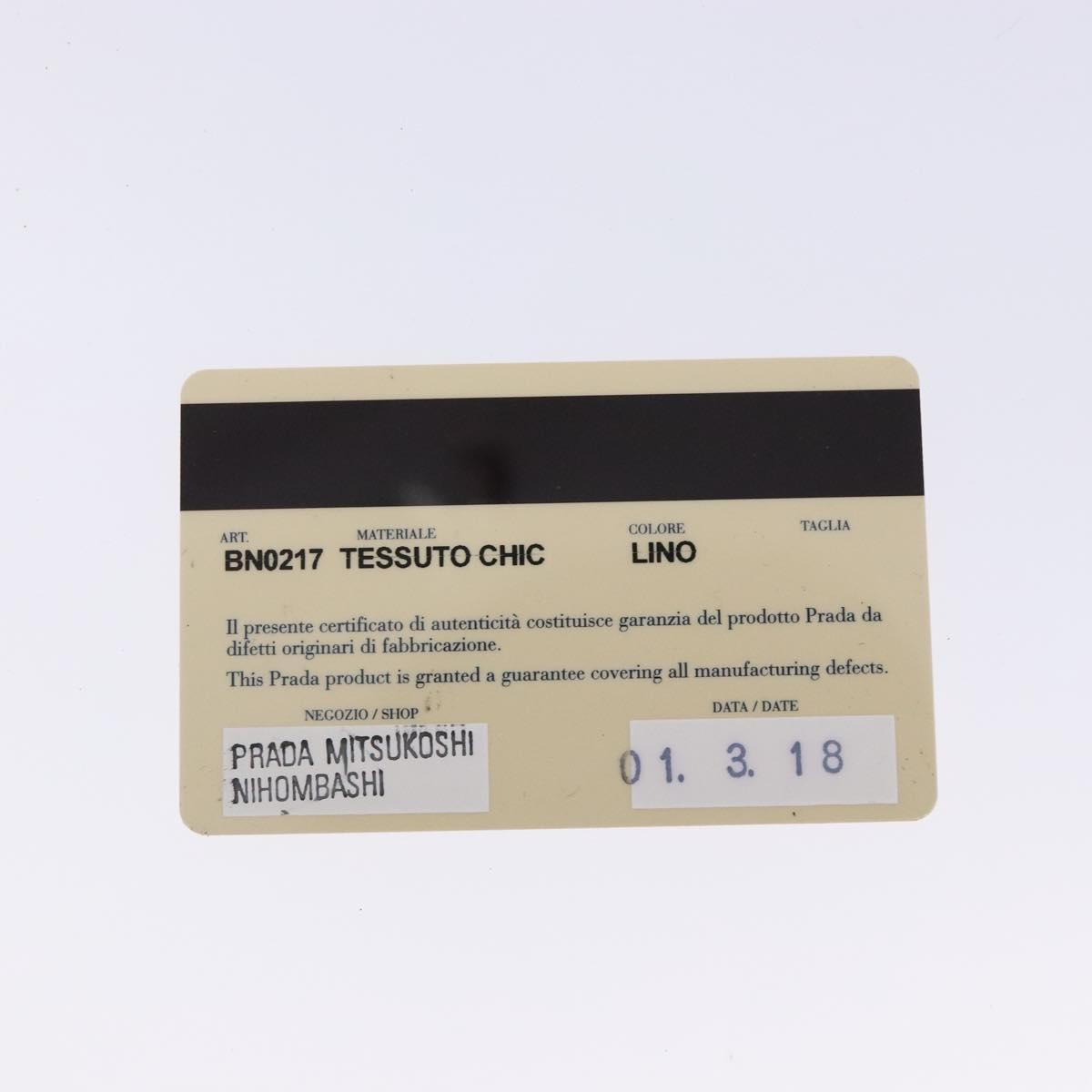 Prada Vintage Handbag Tessuto, BEIGE, NYLON, Handbag