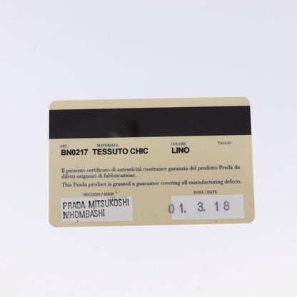 Prada Vintage Handbag Tessuto, BEIGE, NYLON, Handbag